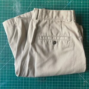 Ll Bean High Rise Khaki Pants.